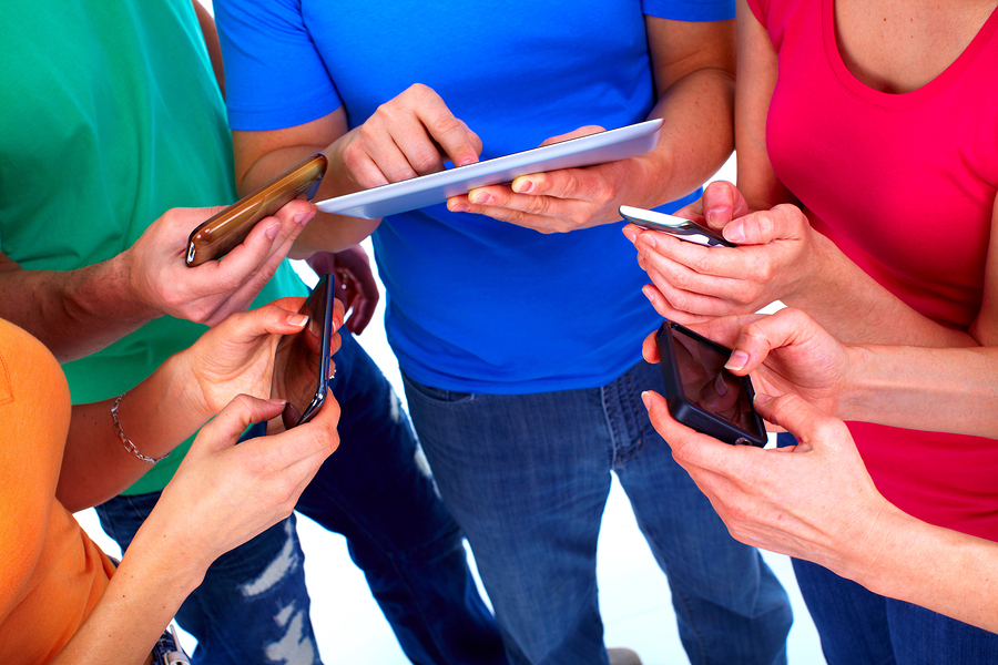 Human-hands-with-tablet-computer-smartphones