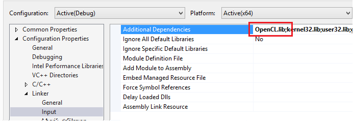 OpenCLNVIDIA_AdditionalDependencies